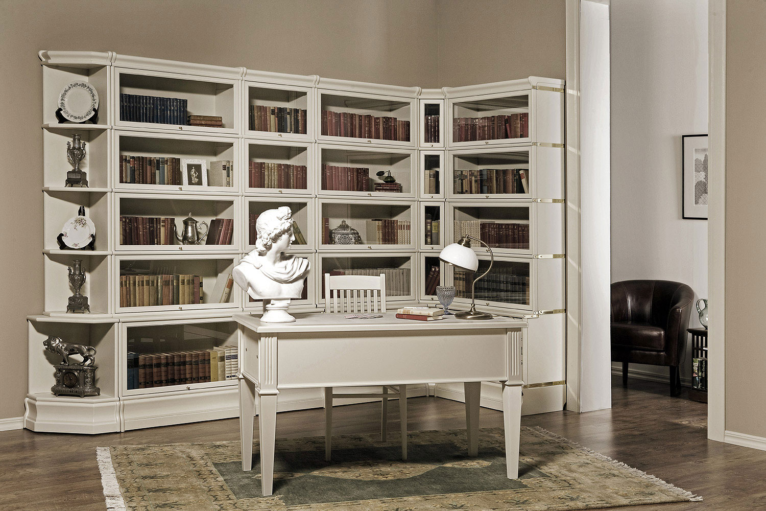 корпусная мебель для домашней библиотеки